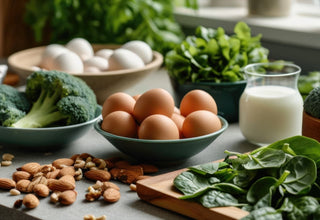 Choline Side Effects, Benefits & More: A Complete Guide. Choline sources like eggs, nuts and leafy greens. 