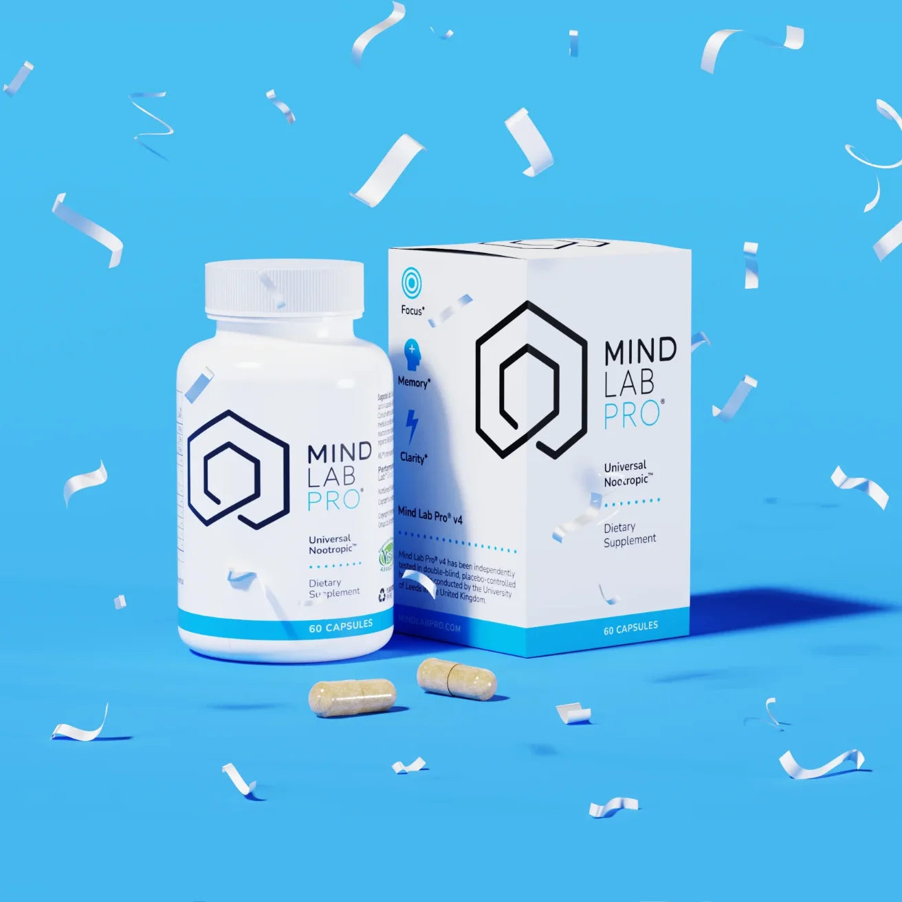 image of Mind Lab Pro® surrounded by confetti